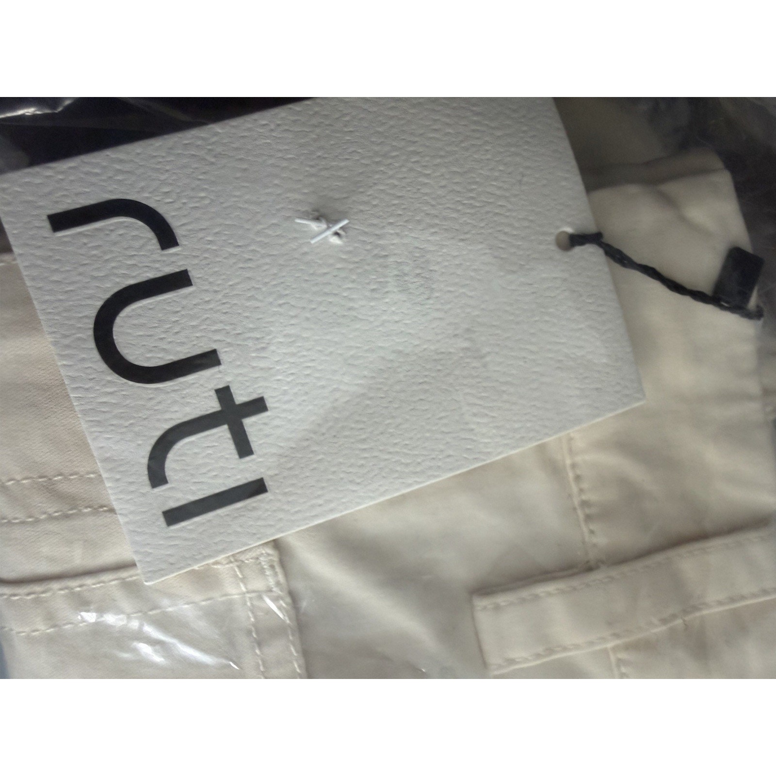 Nwt Ruti The Slouchy Soft Twill Pants 2 Barrel Trouser Pant Ecru Cream $259 — image 8 of 8